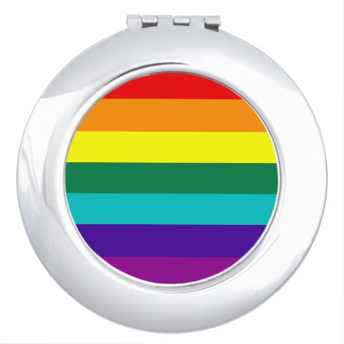 7 Stripes Rainbow Pride Makeup Mirror