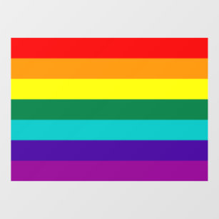 7 Stripes Rainbow Pride Window Cling