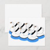 7 Swans Swimming (Front/Back)