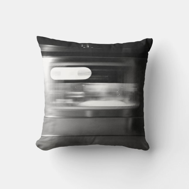 7 Train, NYC Throw Pillow (Front)
