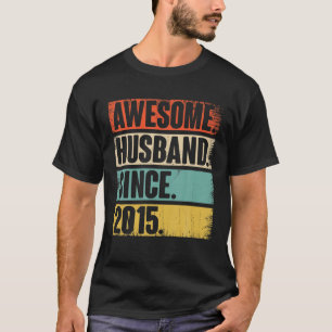 7 Wedding Aniversary Gift Him - Awesome Husband Si T-Shirt