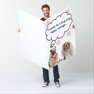 7 Words to a Happy Marriage-Congratulations Weddin Card