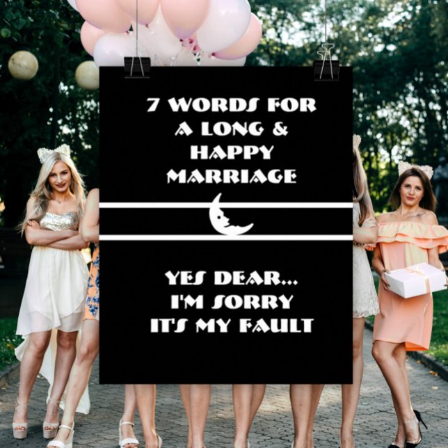 7 Words To A Long And Happy Marriage - Poster (Creator Uploaded)