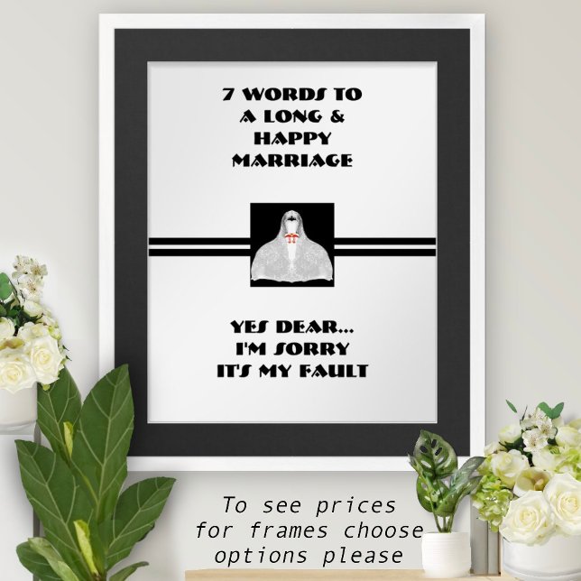 7 Words To A Long And Happy Marriage - Poster (Creator Uploaded)