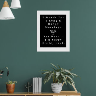 7 Words To A Long And Happy Marriage - Poster