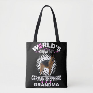 7 World's Greatest German Shepherd Grandma Tote Bag