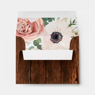 7¼Wx5¼h Envelope Barn Outisde Garden Rose Inside