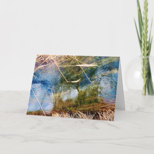7"x5" Folded Card || Creek Reflection 8 v2 (Front)