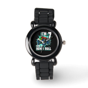7 Years Old Birthday gift for Monster Truck Boy Watch