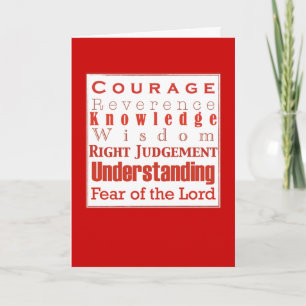 7Gifts for Your Confirmation Card