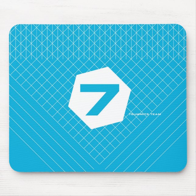 7Summits Cyan Mouse Pad (Front)
