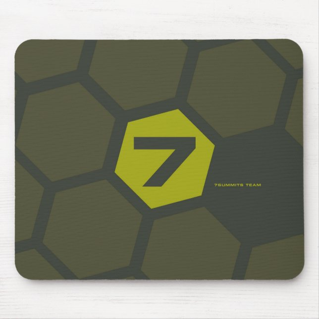 7Summits Hive Olive Mouse Pad (Front)