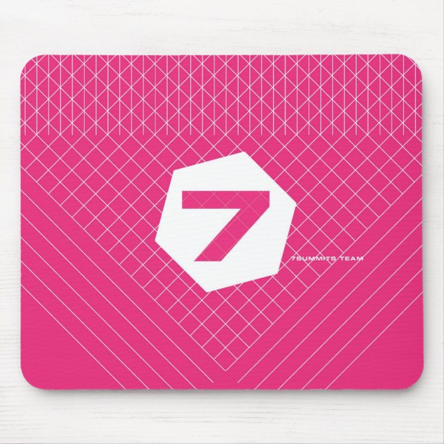 7Summits Magenta Mouse Pad (Front)