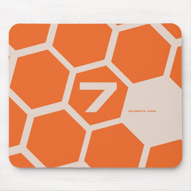 7Summits - Orange Hive Mouse Pad (Front)