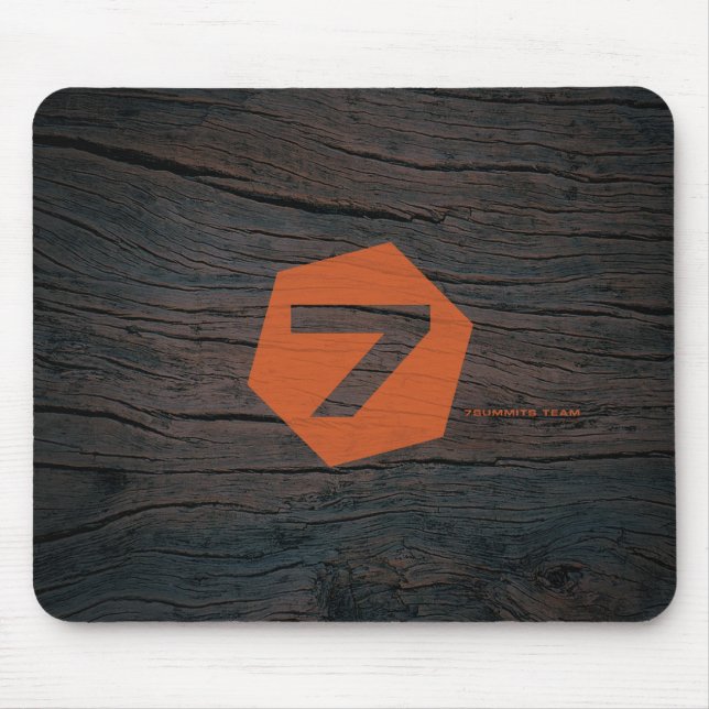 7Summits - Rustic Orange Mouse Pad (Front)