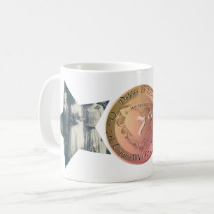7th/22 Wedding Anniversary Copper 2 Star Photos  Coffee Mug