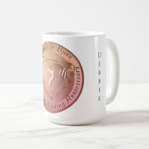 7th/22 Wedding Anniversary Copper Coffee Mug