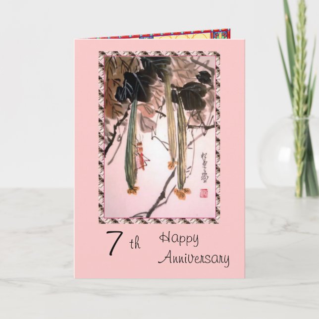 7th Anniversary card (Front)