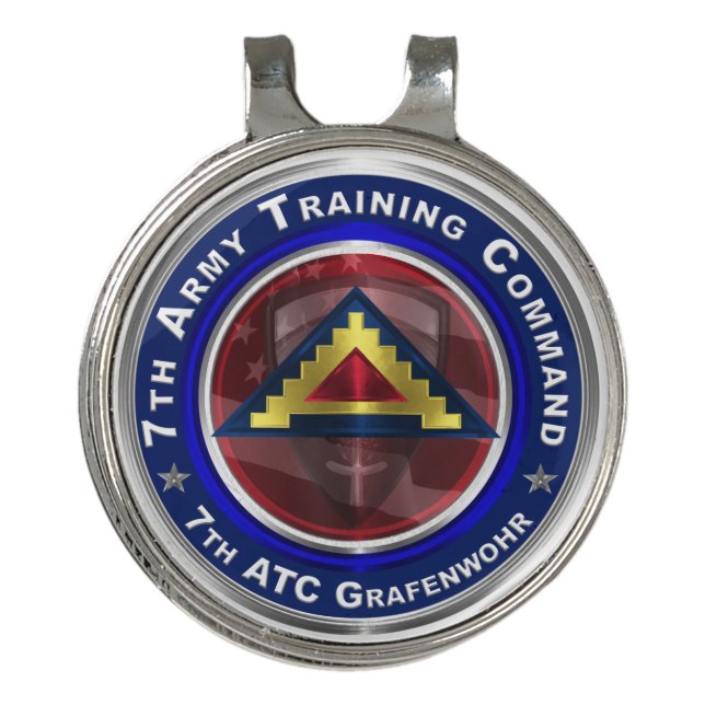 7th Army Training Command  Golf Hat Clip (Front)