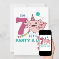 Axolotl Personalised Wooden Cake Topper, Childrens Birthday Name Age