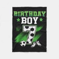 7th Birthday Boy Soccer 7 Year Old Sport 7yr Boys