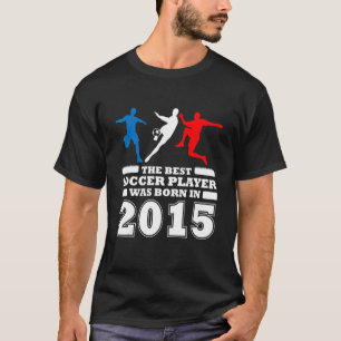 7th birthday football 7 years old soccer player bo T-Shirt
