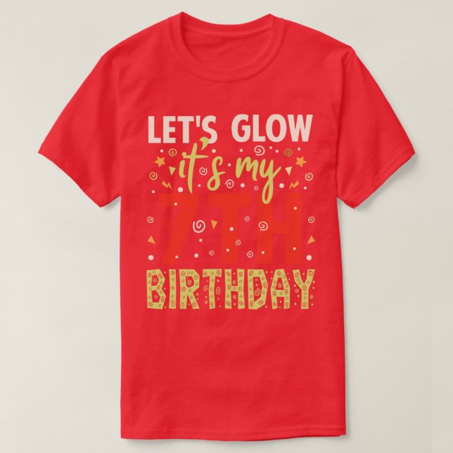 7th birthday gifts T-Shirt (Design Front)