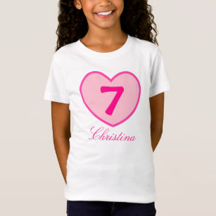 birthday girl shirt size 7