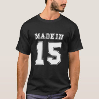 7Th Birthday Idea Vintage Made In 2015 T-Shirt