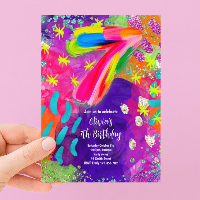 7th Birthday Invitation (Creator Uploaded)