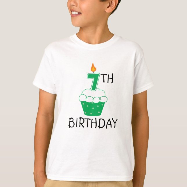 7th Birthday Kids T-Shirt (Front)