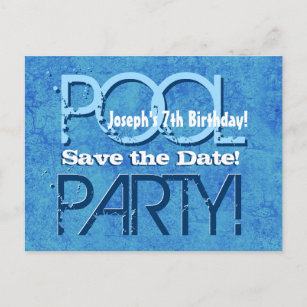 Kids Birthday Save The Date Cards Zazzle