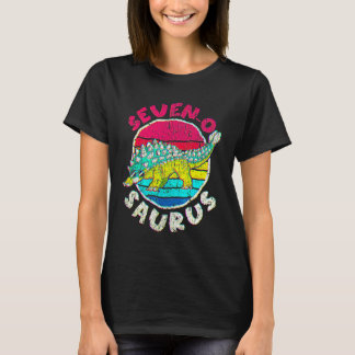 7th Birthday Seven O Saurus I Ankylosaurus I Famil T-Shirt