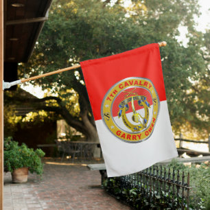 7TH Cavalry Garry Owen House Flag