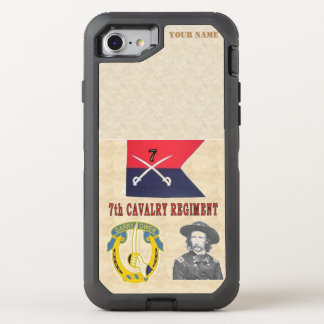 7th CAVALRY REGIMENT OtterBox Defender iPhone SE/8/7 Case