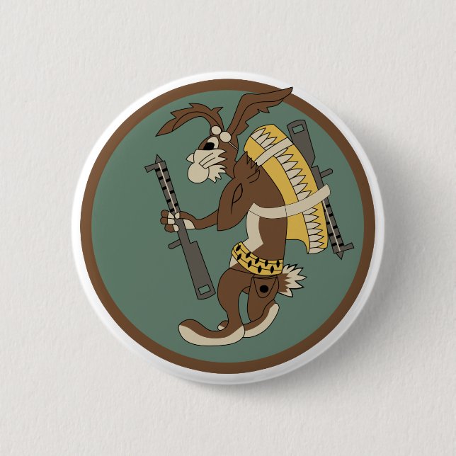7th Combat Cargo Squadron, WWII Pinback Button (Front)