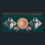 7th Copper Fresia Wedding Anniversary 2 Photos  iPhone 8/7 Wallet Case<br><div class="desc">Looking for that unique,  original copper and fresia graphics,  two photos,  7th wedding anniversary designed iPhone cover for her? Then this might be it; a coppery emblem on this stunning wallet/iphone! They'll enjoy having it all year round as well :)</div>