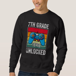 7th Grade Gamer First Day Of School Kids Gift Sweatshirt