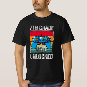 7th Grade Gamer First Day Of School Kids Gift T-Shirt