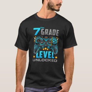 7Th Grade Level Unlocked Back To School 7Th Grade T-Shirt