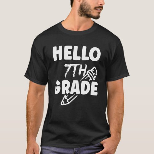 7th Grade School Pupil Teacher Cute T_Shirt
