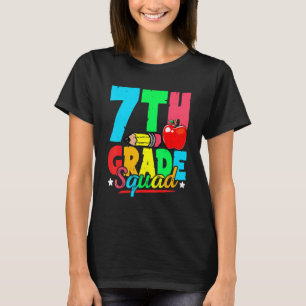 7th Grade Squad Cute Back To School First Day Of S T-Shirt