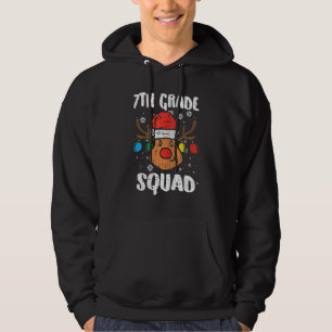 7th Grade Squad Reindeer Teacher Christmas 1 Hoodie