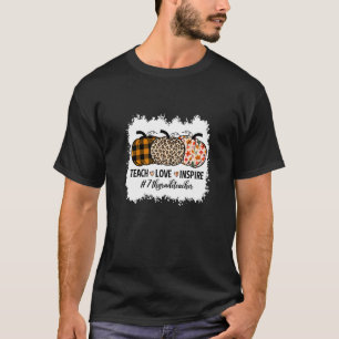 7th Grade Teacher Back To School Pumpkin Fall Teac T-Shirt