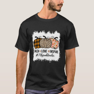 7th Grade Teacher Back To School Pumpkin Fall Teac T-Shirt