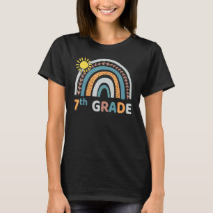 7th Grade u2013 Cute Rainbow Back To School T-Shirt