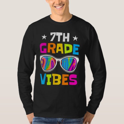 7th Grade Vibes Sunglasses Back To School 1 T_Shirt