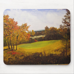 7th Hole Eagle Crest Golf Course Watercolor Mouse Pad