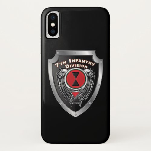 7th Infantry Division Bayonet Division iPhone X Case
