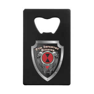 7th Infantry Division “Bayonet Division” Credit Card Bottle Opener